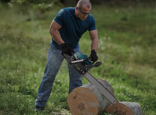 Sierras de la cadena de gasolina